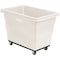 Global Industrial 8 Bushel Plastic Bulk Box Truck, Steel Chassis Base, White, 33-3/10L x 24-3/5W x 27-2/5H 800312WH - alternate 1